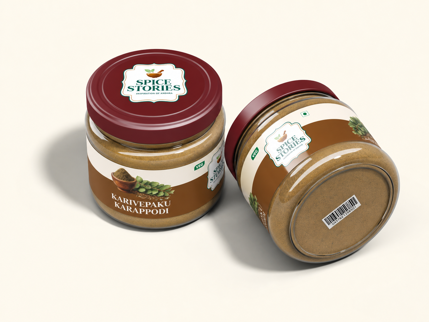 Karivepaku Karappodi packaged jar